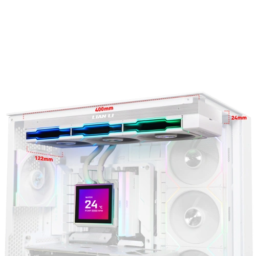Buy Lian Li HydroShift II LCD-S 360 TL White CPU Liquid Cooler